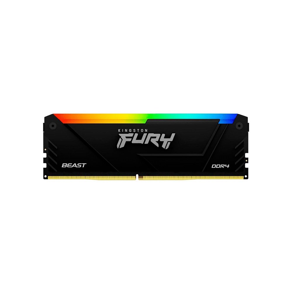 102872-1 MEMORIA RAM DDR4 32GB 3600 KINGSTON FURY BEAST BK KF436C18BB2A/32 RGB XMP - Image 1