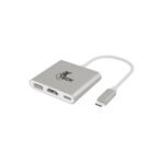 ADAPTADOR USB-C/HDMI/USBA/USBC XTECH XTC-565 5GBPS/4K/PLATA