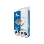 ADAPTADOR USB-C/HDMI/USBA/USBC XTECH XTC-565 5GBPS/4K/PLATA - Image 2
