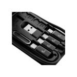 KIT USB-C C/ESTUCHE XTECH XTC-570 ADAPTADOR USB-A/M-USB/LIGHTNING/NEGRO - Image 2