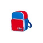 MOCHILA TERMICA IGLOO 12 LATAS RETRO ROJO/AZUL 63075 - Image 3