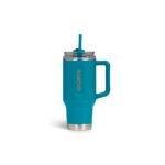 VASO TERMICO IGLOO 950ML  AZUL MODERNO  C/PAJITA 71223