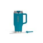 VASO TERMICO IGLOO 950ML  AZUL MODERNO  C/PAJITA 71223 - Image 4