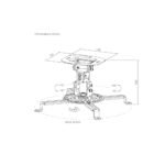 SOPORTE P/PROY FTX FTX-18F 13.5KG INCL/GIR/ROT360°/TEC/NEGRO - Image 2