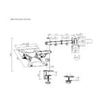 SOPORTE P/1MON-1NB FTX FTX66-C024ML 15.6" A 32" 9KG/ART/INC45°/GIR90°/ROT180° - Image 5