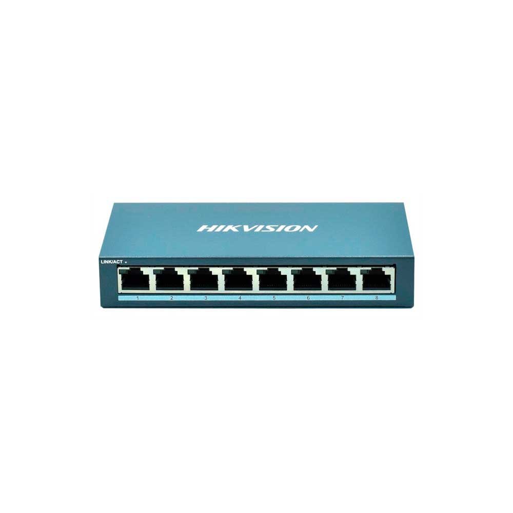 114479-1 SWITCH HIKVISION DS-3E0508-O 8P/1GBPS METAL PARED/ESCRITORIO - Image 1