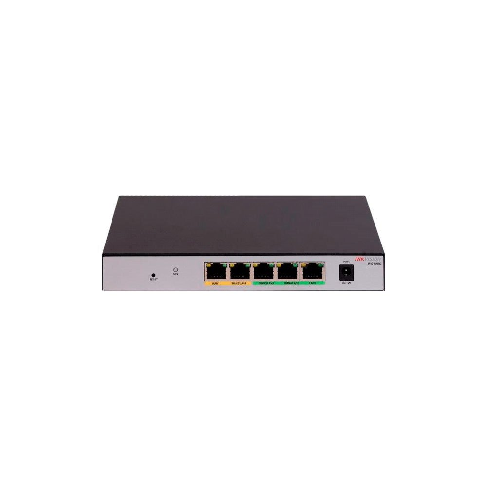 114561-1 ROUTER HIKVISION DS-3WG105G-SI 5P 2WAN GBPS/3LAN GBPS/100 USERS - Image 1