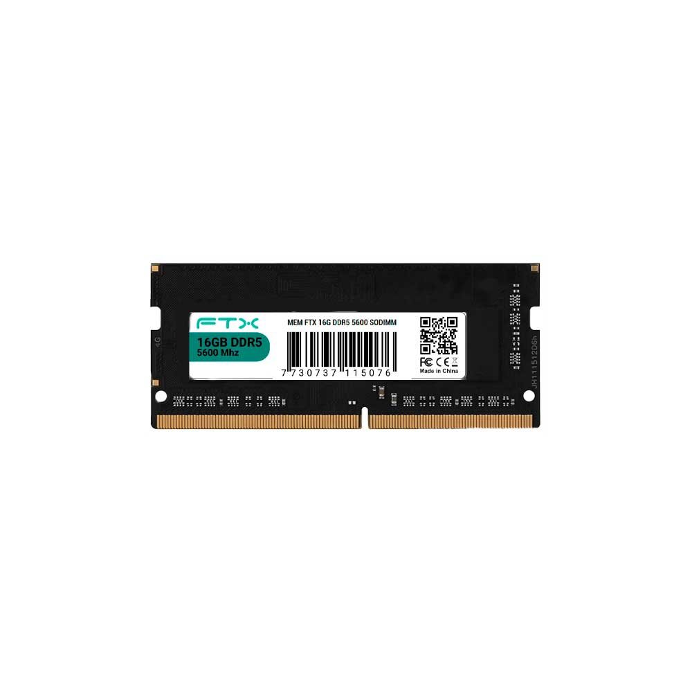 115070-0 MEMORIA RAM P/NB DDR5 16GB 5600 FTX 115076 - Image 1