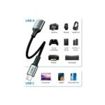 ADAPTADOR USB-C - USB-A 3.0 M/H FTX-CMAF3.0-AG0.15 5GBPS/GRIS - Image 3