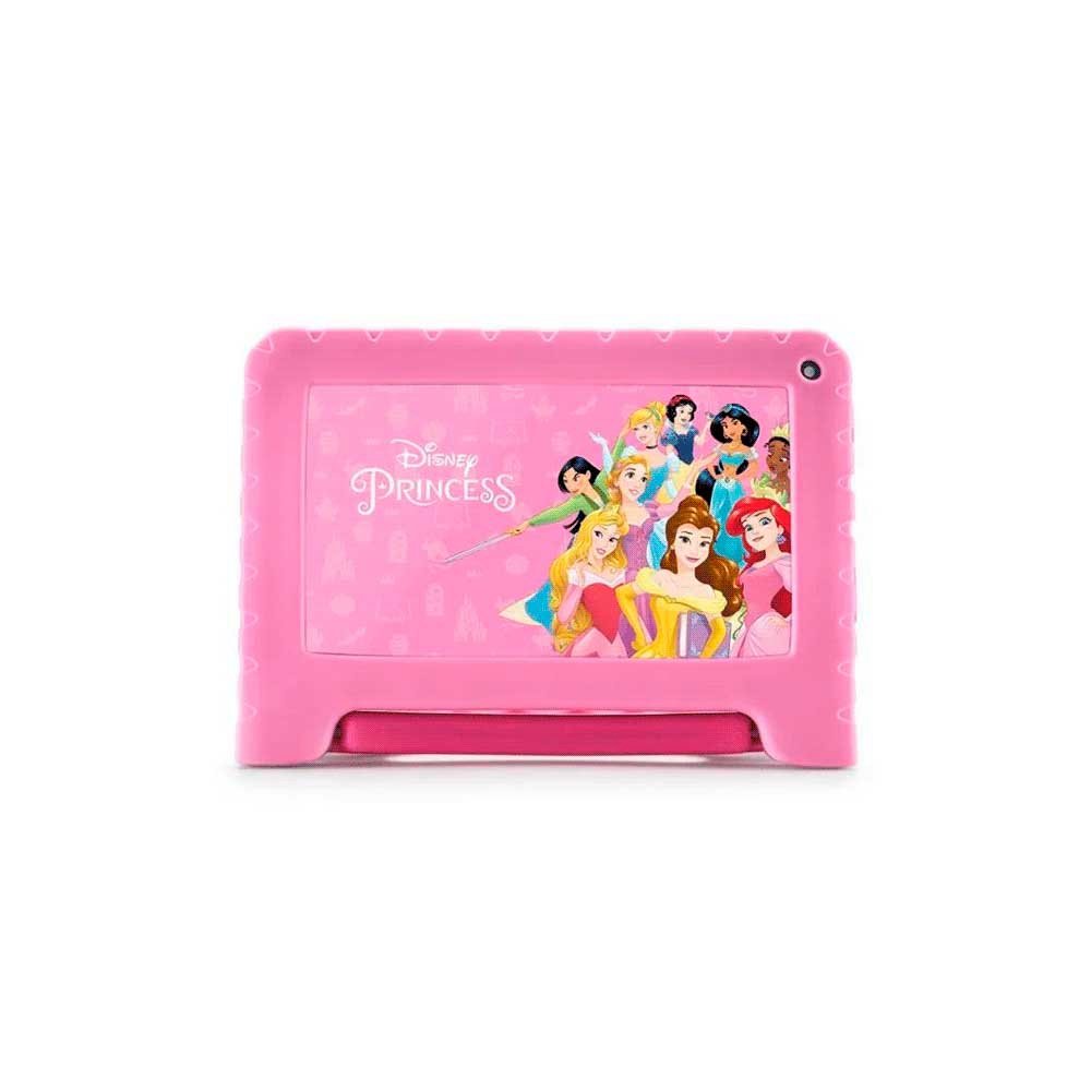 120081-1 TABLET KID ANDROID MULTILASER NB622 QC/64GB/4G/9"/ROSA PRINCESAS DISNEY - Image 1