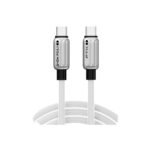 CABLE USB-C M/M 2M FTX-CM240-ZSW2 240W/480MBPS/5A/48V/IPHONE BLANCO
