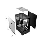 GABINETE GAMER FTXMYCQ03 LATERAL FRONTAL TRANSPARENTE MATX/MITX NEGRO - Image 6
