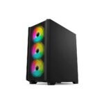 GABINETE GAMER FTX-702BK VIDRIO TEMPLADO MATX/MITX NEGRO