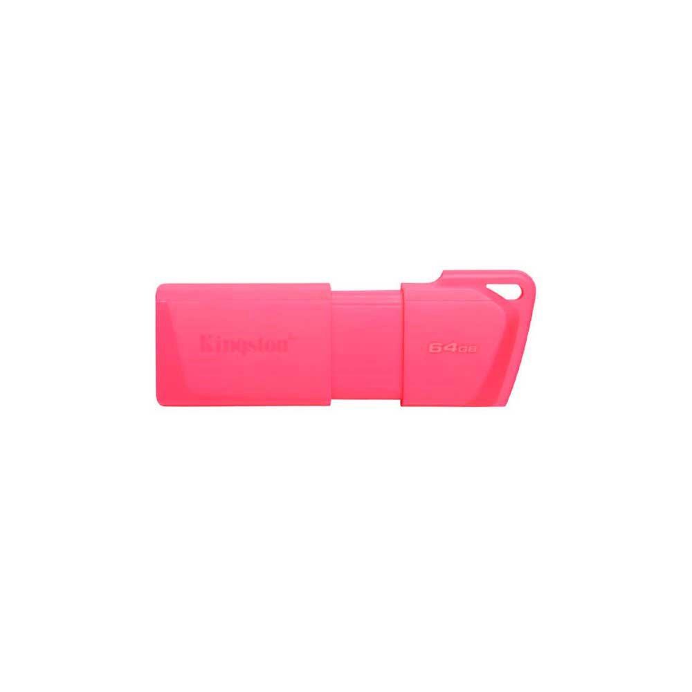 127608-1 PENDRIVE KINGSTON DATATRAVELER EXODIA M 64GB KC-U2L64-7LN USB-A ROSA - Image 1