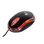 MOUSE XTECH USB XTM-195 1000DPI/3D 3 BOTON/ NEGRO C/ LED ROJO