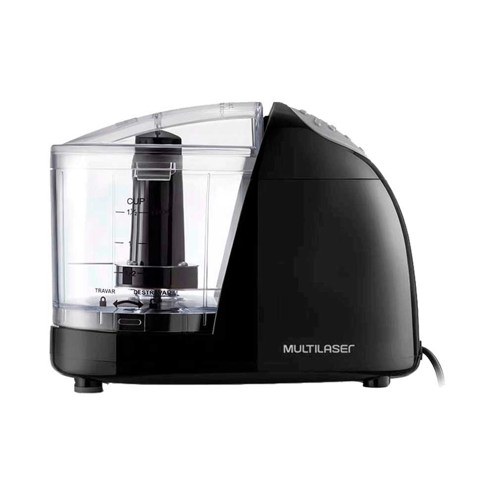 77095-1 MINI PROCESADOR MULTILASER CE077EUR 100W 220V LAMINA INOXIDABLE NEGRO - Image 1