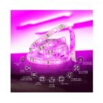 KIT DE CINTA LED IOT C/BASE NEXXT COLOR 12W/5M/RGB/ BIVOLT NHB-S611 - Image 2