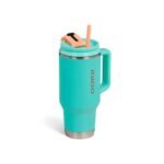 VASO TERMICO IGLOO 950ML SSTL TRVL MUG ICE DYE C/PAJ VERDE MEN 71404 - Image 2