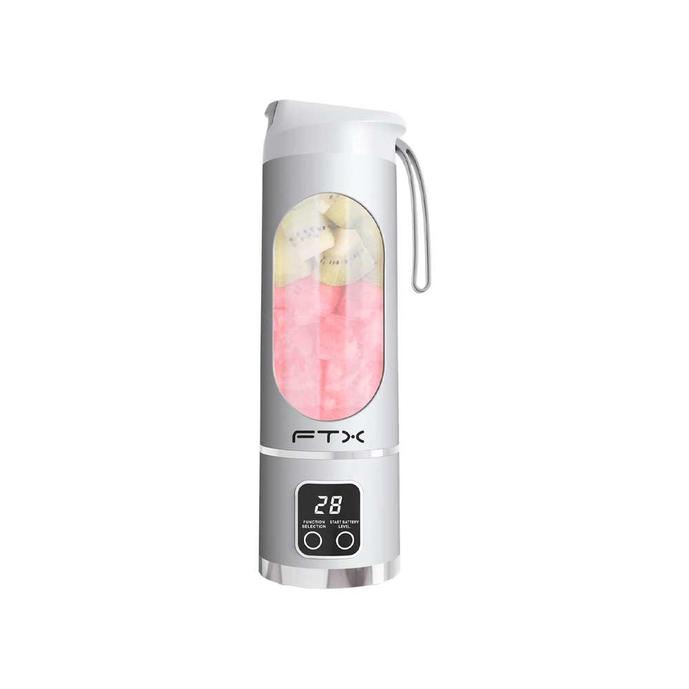 127110-0 LICUADORA PORTATIL FTX 25W RECARGABLE 3 FUNCIONES BLANCO PB-WH - Imagen 1