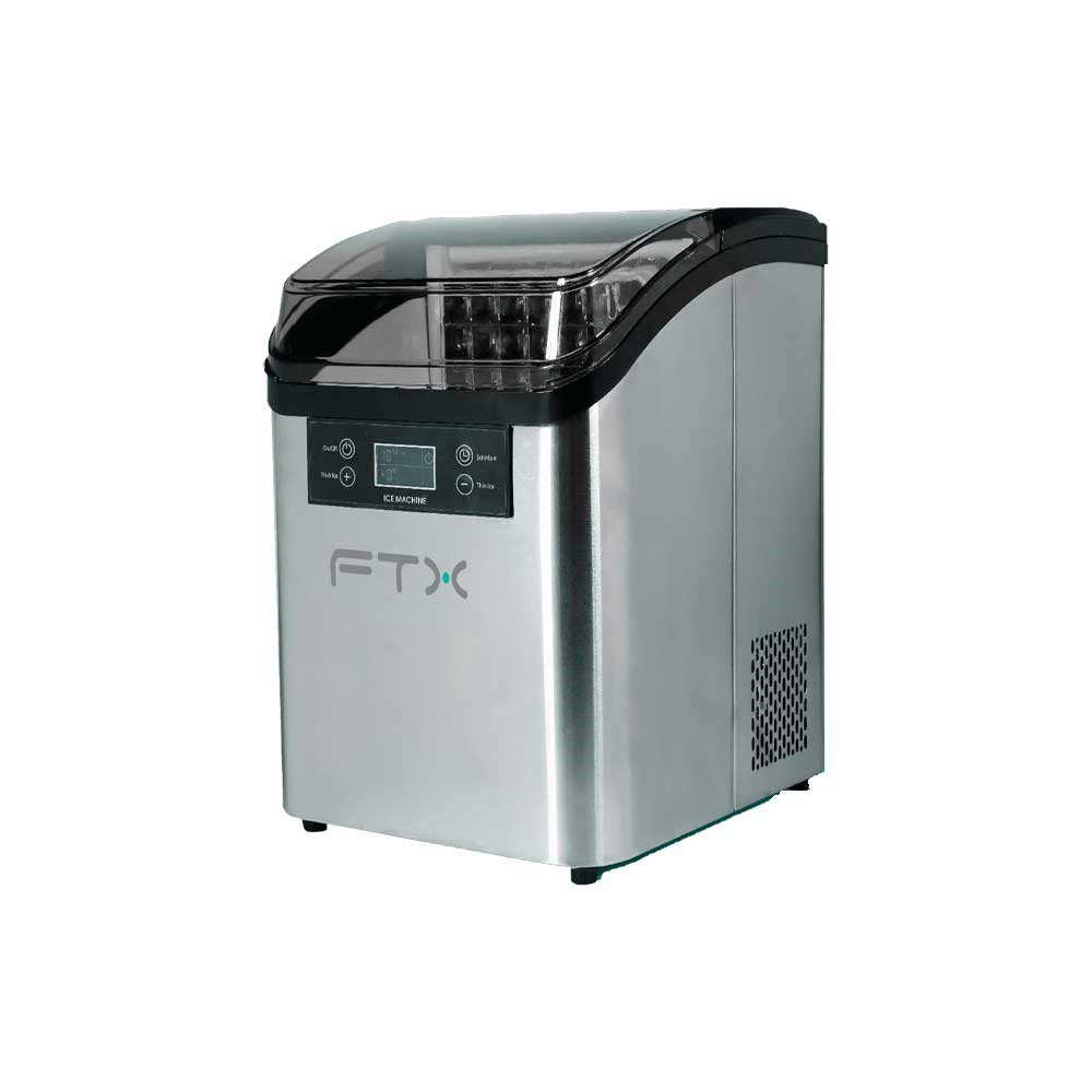 127394-0 FABRICADORA DE HIELO FTX 180W 220V 2.5L/20KG ACERO INOXIDABLE IM-08 - Imagen 1