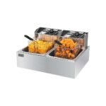 FREIDORA ELECTRICA FTX 20L 5000W 220V CON 2 CESTAS ACERO INOXIDABLE DF-20