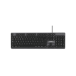TECLADO FTX USB FTX K87 NUMERICO/ESPAÑOL/GRIS CON NEGRO