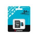 MEMORIA MICRO SD KINGSTON 64GB SDCG4/64GB 200/100 CANVAS GO PLUS C/ADAP - Image 3