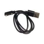 CABLE CARGADOR SMARTWATCH FTX 4 PINES NEGRO PARA K10