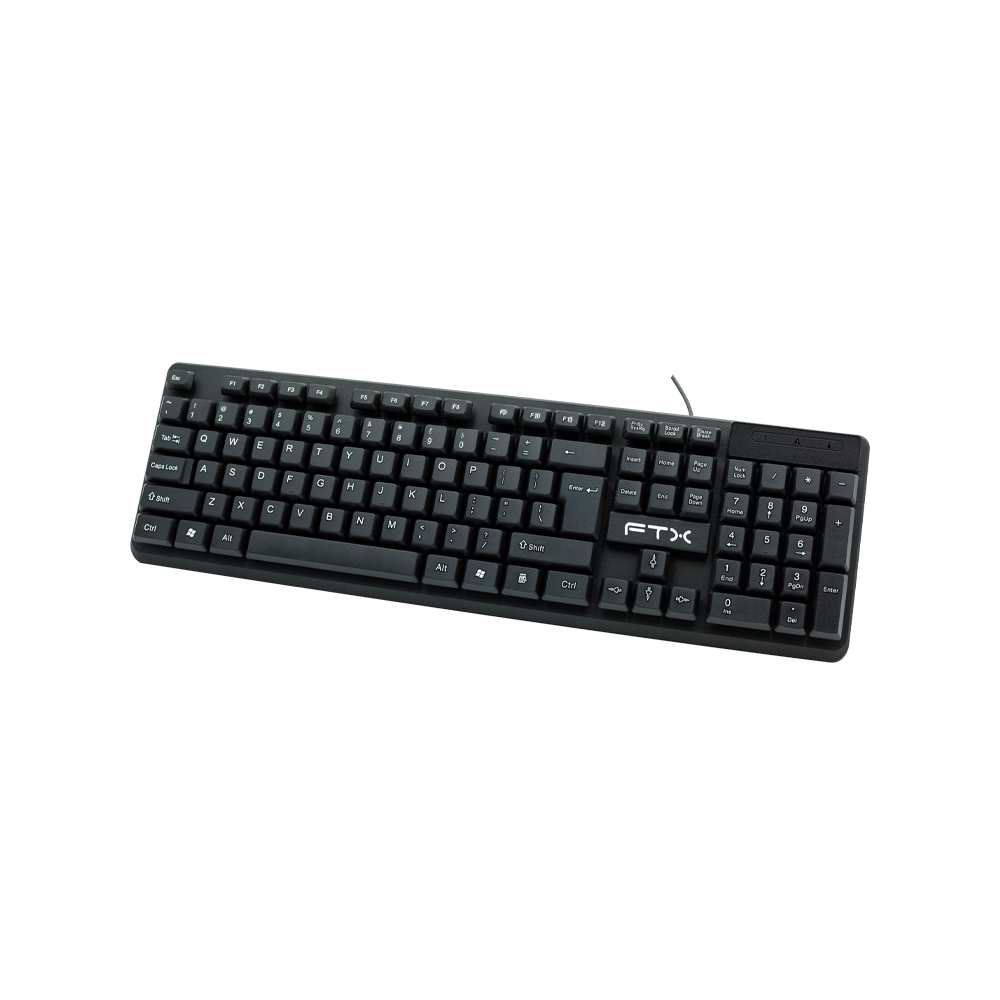 122979 TECLADO FTX USB FTXK002 NUMERICO/ESPAÑOL/NEGRO - Image 1