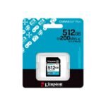 MEMORIA SD KINGSTON 512GB SDG4/512GB 200/160 CANVAS GO PLUS - Image 3