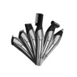 AFEITADORA INALAMBRICA 20 EN 1 FTX IPX6/RECARGABLE/LED/USB-C PLATA ESH-601 - Image 2