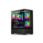 GABINETE GAMER FTX PCC-G9BK VIDRIO TEMP 3 FAN ATX/MATX/ITX NEGRO