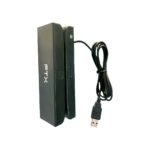 LECTOR DE TARJETA FTX USB BANDA MAGNETICA BIDIRECCIONAL MCR-100 NEGRO