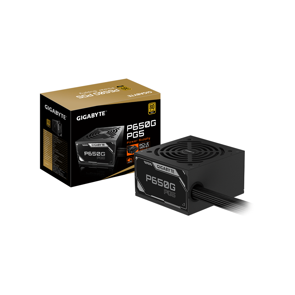 135160 FUENTE 650W GIGABYTE 80PLUS GOLD BIVOLT GP-P650G PG5 - Image 1