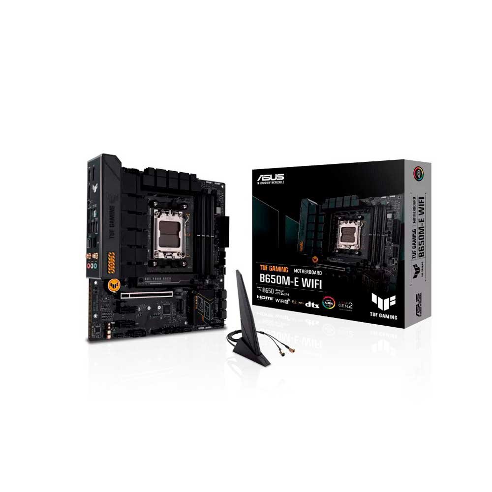 130264-0 PLACA MADRE ASUS AM5 B650M-E WIFI TUF GAMING DDR5 S/R/HDMI/2DP/2M2/MATX - Image 1