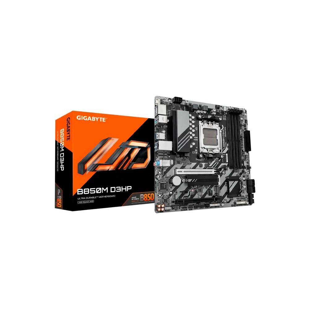 122153-0 PLACA MADRE GIGABYTE AM5 B850M D3HP DDR5 S/R/HDMI/DP/2M2/USB3.2/MATX - Imagen 1