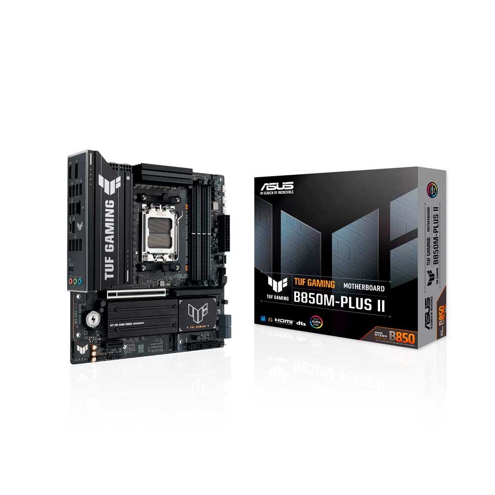 134958-0 PLACA MADRE ASUS AM5 TUF GAMING B850M-PLUS II DDR5 ASUS S/R/HDMI/DP/3M2/USB3.2/MATX - Imagen 1