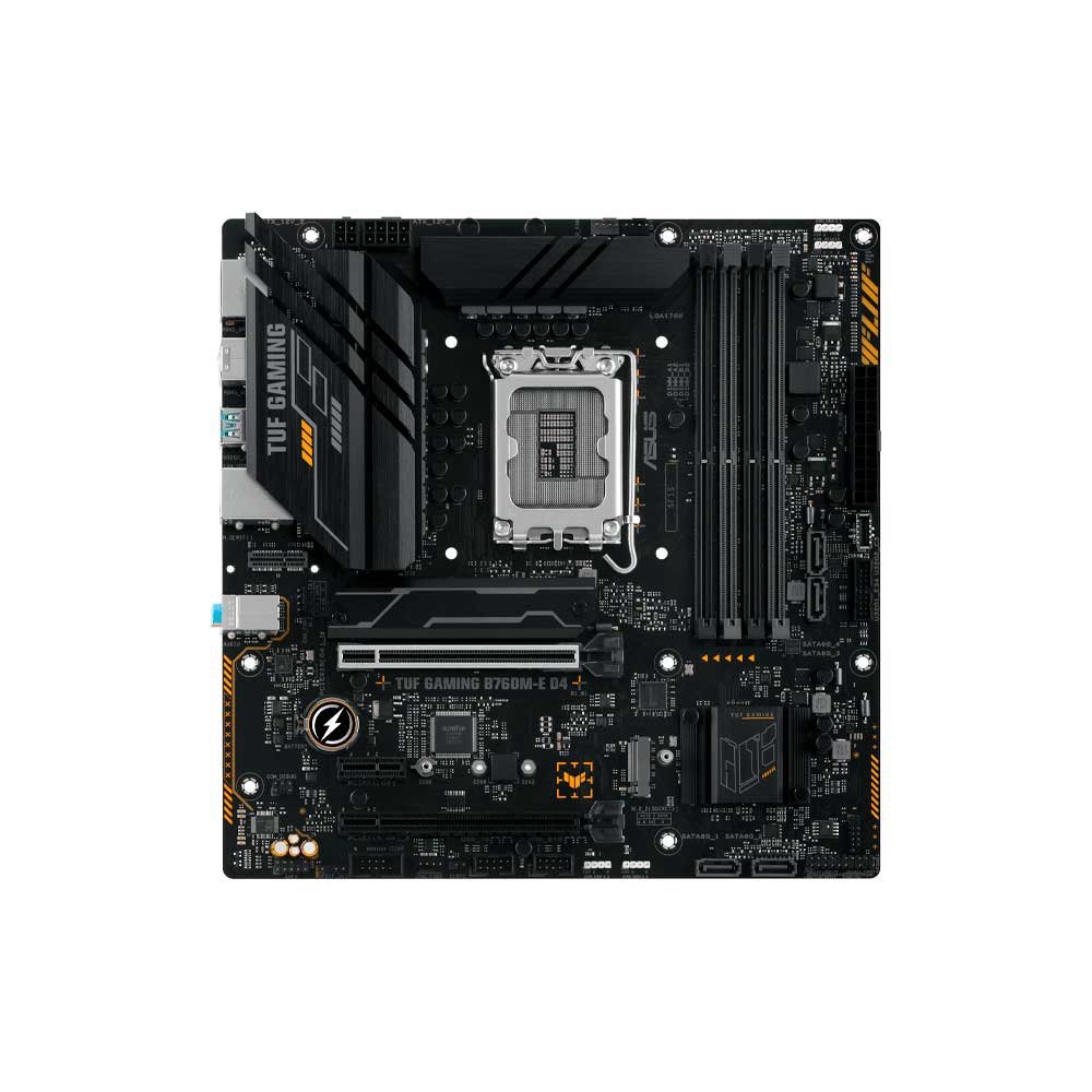137607-0 PLACA MADRE ASUS 1700 TUF GAMING B760M-E D4 S/R/HDMI/DP/2M2/USB3.2/MATX - Imagen 1