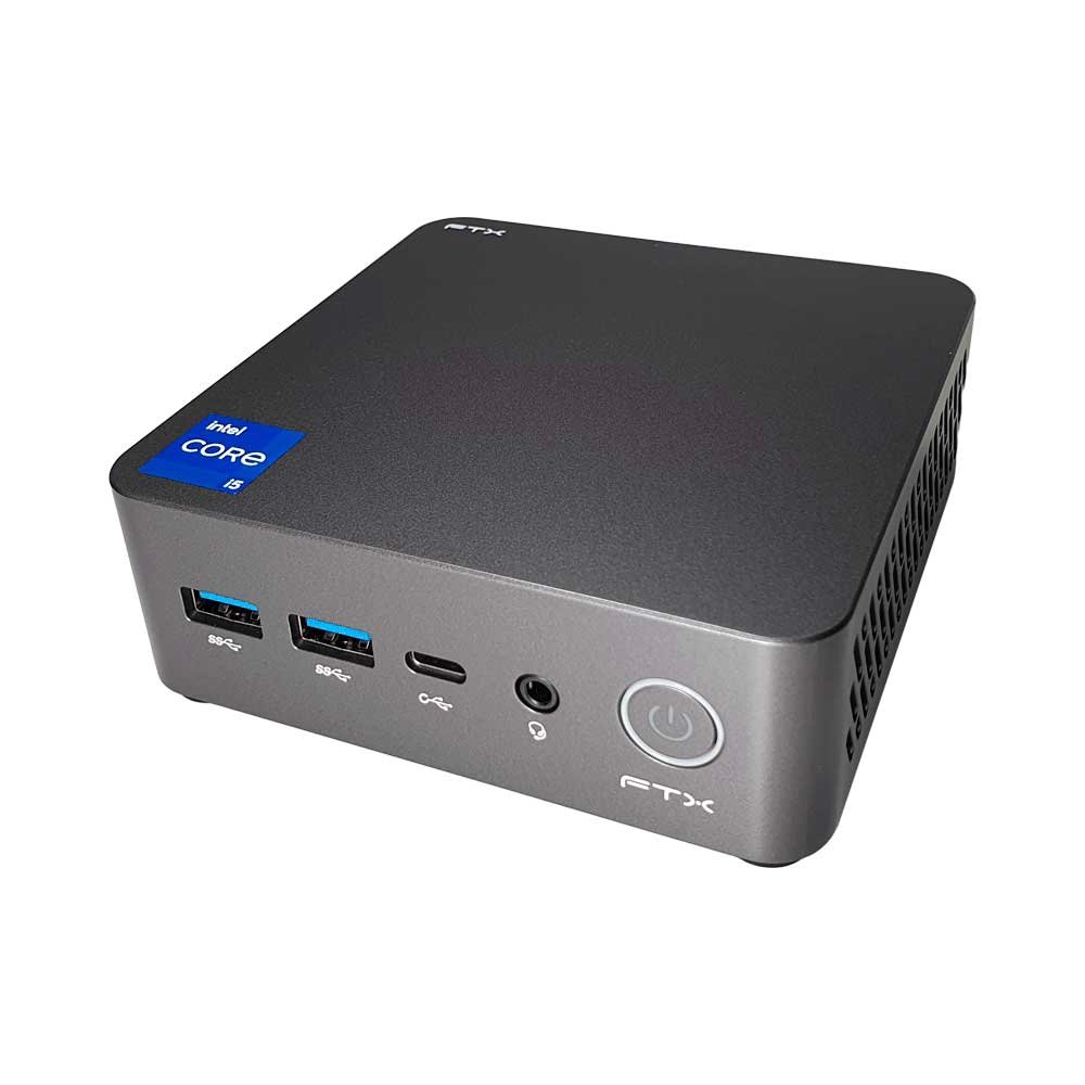 140164-0 COMPUTADORA FTX CUBE I5 1.2 16GB/512SSD/HDMI/DP/WIFI/W11H/BT/RED/USB - Imagen 1